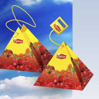 lipton táska, csomagolástervezés